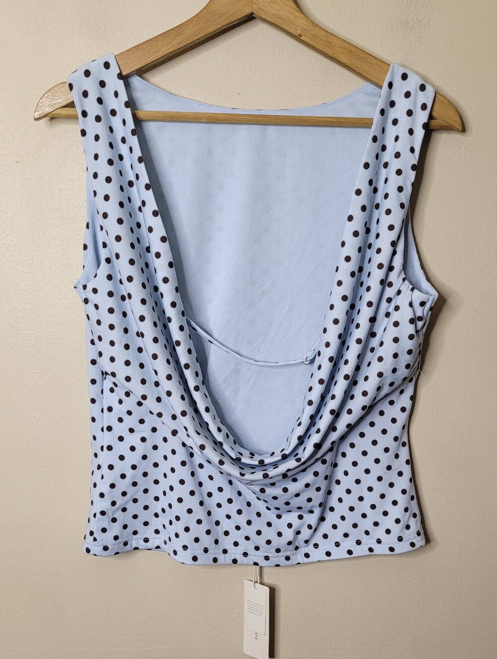 Altard State Polka Dot Skirt Set • Size XL Blue & Brown Maxi NWT - Picture 4 of 15
